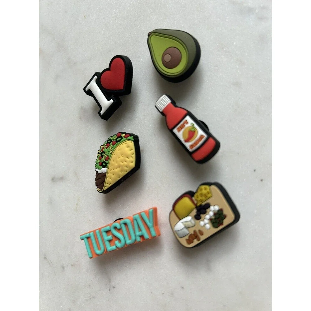 Original Crocs I‎ Love TACO TUESDAY Jibbitz, $20
